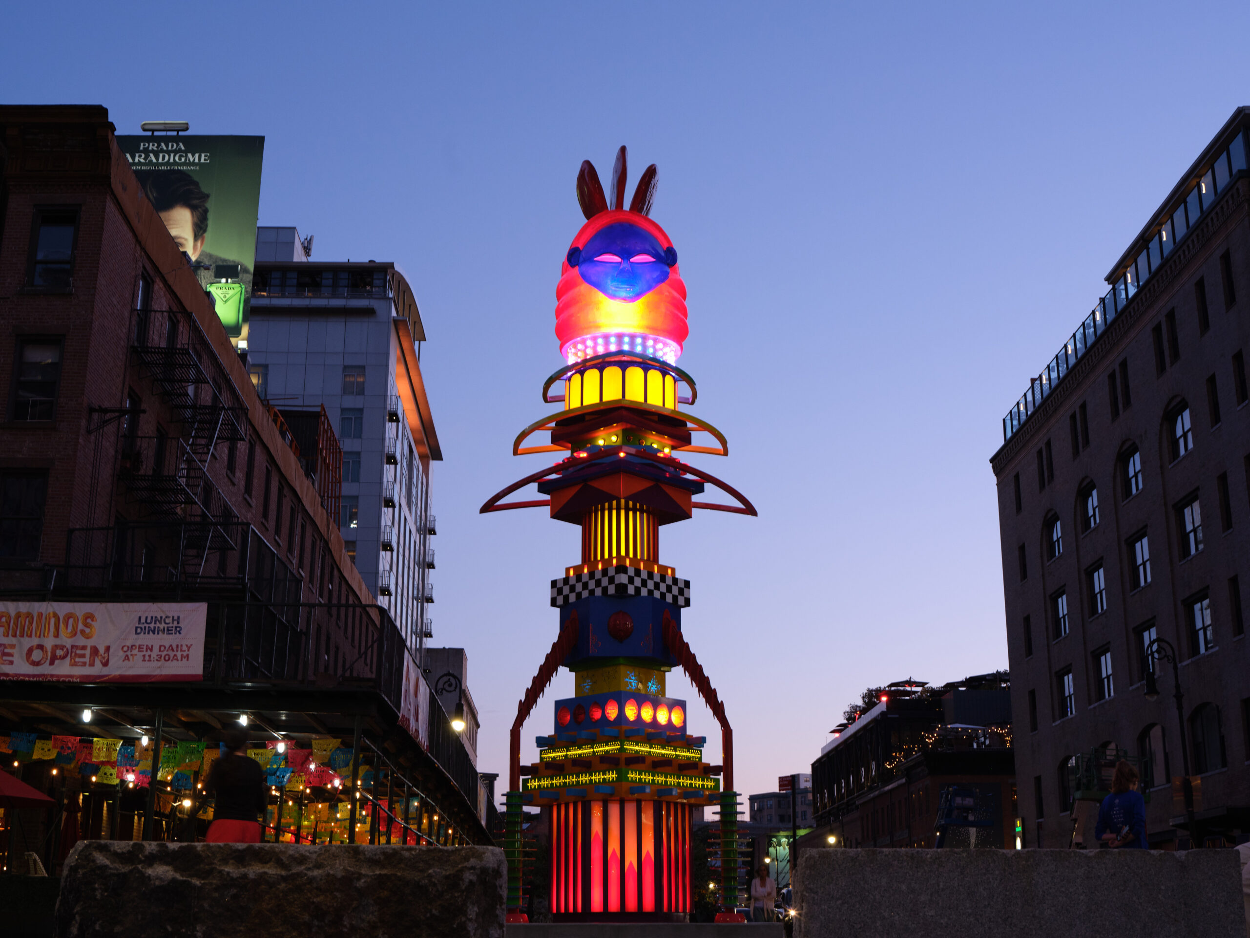 Artist Zak Ové’s monumental Afrofuturist sculpture The Mothership Connection touches down in NYC