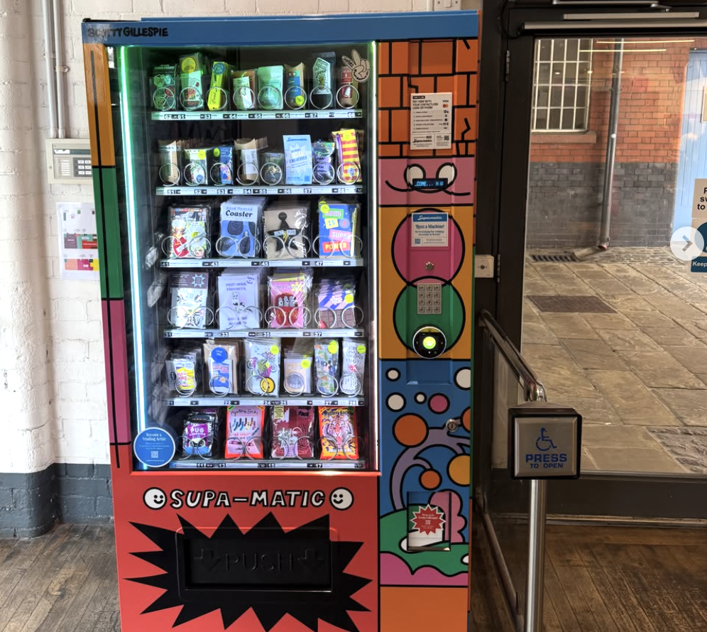 A vending machine full of art by Bristol & South West artists 